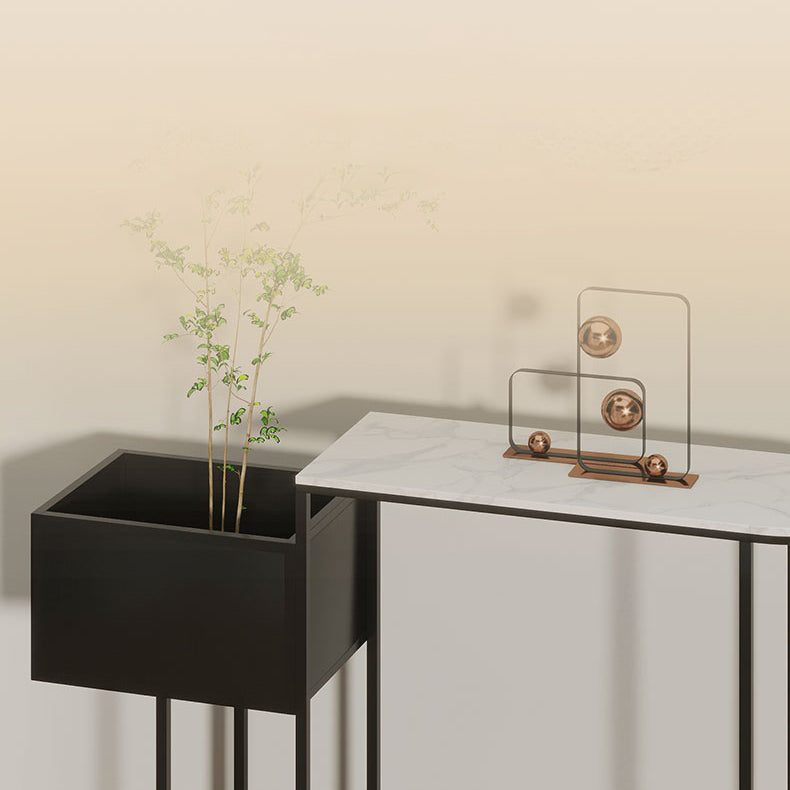 Tavolo console in metallo glam tavolo divano console in pietra con spazio per la sala