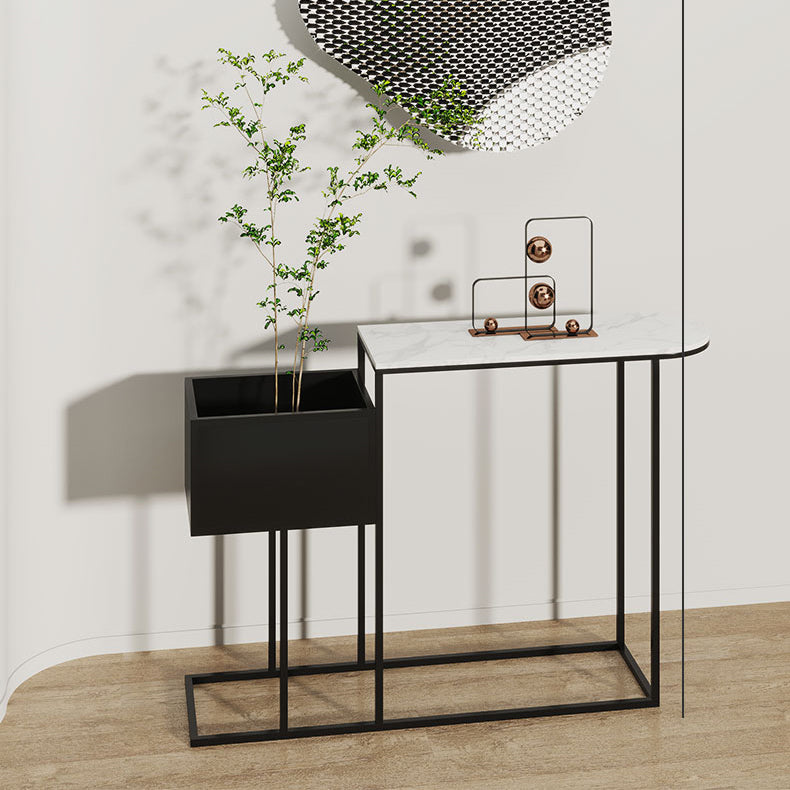 Tavolo console in metallo glam tavolo divano console in pietra con spazio per la sala