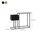 Tavolo console in metallo glam tavolo divano console in pietra con spazio per la sala