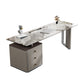 Stone Rectangular Writing Desk Modern 29.53" Tall Office Desk with Drawers Clearhalo 'furn' 'furn_office_desk' 'Furniture' 'Office Desks' 'Office Furniture' 'office_desk' 6632496