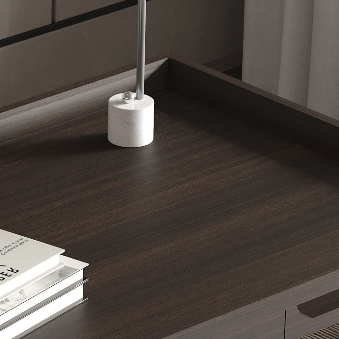 Rechteckiger zeitgenössischer Schreibtisch konstruiertes Holzbüroschalter mit Beinen