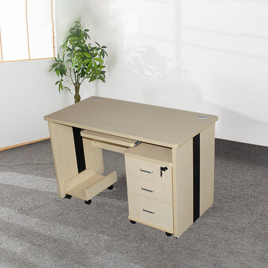 29.25-inch H industriële kantoorbureau vervaardigd houten computer bureau
