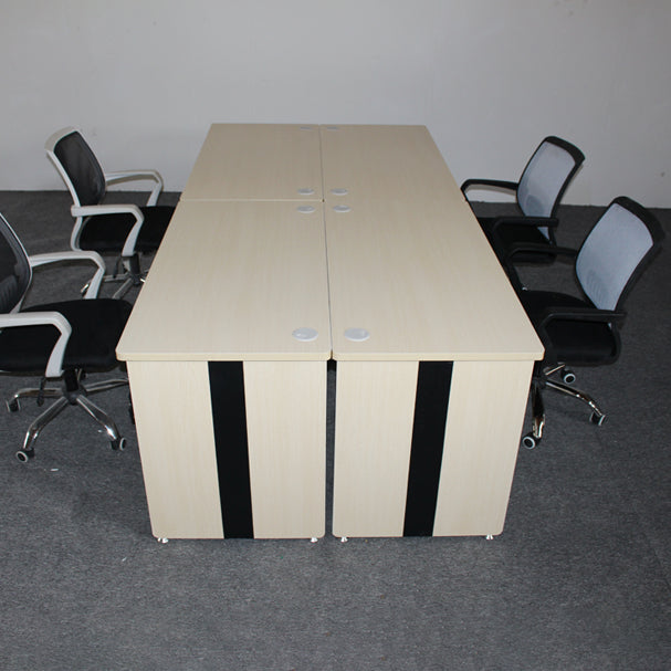 29.25-inch H industriële kantoorbureau vervaardigd houten computer bureau