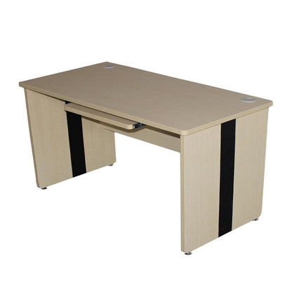 29.25-inch H industriële kantoorbureau vervaardigd houten computer bureau