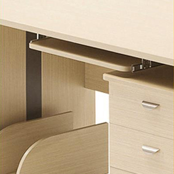 29.25-inch H industriële kantoorbureau vervaardigd houten computer bureau