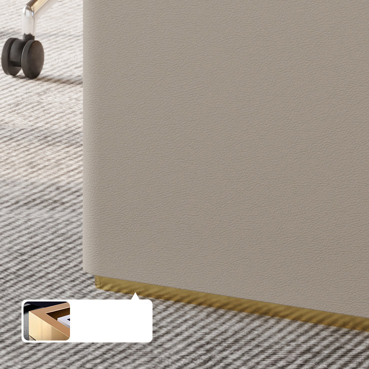 Destina di ufficio in pietra contemporanea 3-cassetti 23,62 "W di scrittura