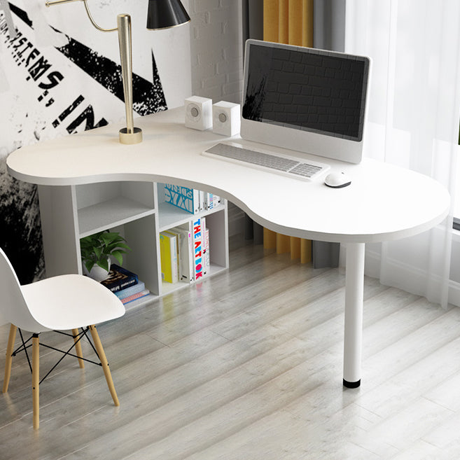 Moderne hölzerne Büroschreibtisch Kabelmanagement Podest Schreibtisch für zu Hause