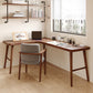 29,25 inch H Hedendaags kantoor Desk L-Shape Solid Wood Writing Desk