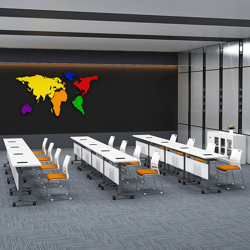 Moderner Büroschreibtisch Herstellte Holzrechteck -Schreibtisch für Home Office