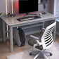 Modern Stone Gaming Desk Rectangular Parsons Base Computer Desk 47.2"L x 23.6"W x 29.5"H Grey Clearhalo 'furn' 'furn_office_desk' 'Furniture' 'Office Desks' 'Office Furniture' 'office_desk' 6632896