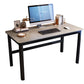Modern Stone Gaming Desk Rectangular Parsons Base Computer Desk Light Gray-Black Clearhalo 'furn' 'furn_office_desk' 'Furniture' 'Office Desks' 'Office Furniture' 'office_desk' 6632899