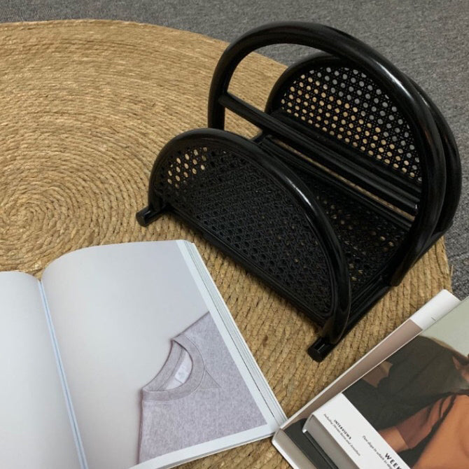 Standard Open Back Bookcase Wooden Contemporary Bookshelf for Home Office