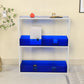 Contemporary Acrylic Bookcase Etagere Open Back Bookshelf with Shelves Clearhalo 'Bookcases' 'furn' 'furn_bookcases' 'Furniture' 'Office Furniture' 6633015