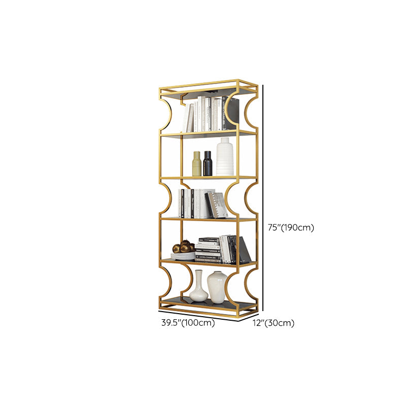 Urban Shelf Bookcase Metal Vertical Bookshelf for Study Room Clearhalo 'Bookcases' 'furn' 'furn_bookcases' 'Furniture' 'Office Furniture' 6633054