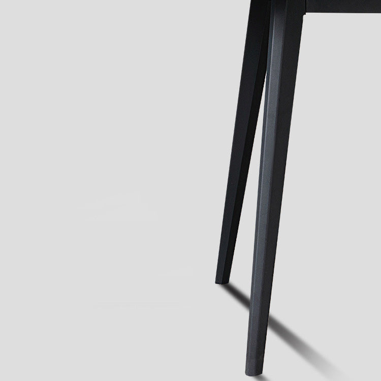 Industrial Rectangle Dining Table Gray Stone Top Dinette Table with Metal Legs Clearhalo 'Dining Tables & Seating' 'Dining Tables' 'dining_table' 'furn' 'furn_dining_table' 'Furniture' 'Kitchen & Dining Furniture' 6633218