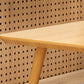 Natural Solid Wood Dining Table Rectangle Dining Table for Dining Room