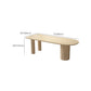 Contemporary Free Form Dining Table Solid Wood Dining Table for Dining Room Clearhalo 'Dining Tables & Seating' 'Dining Tables' 'dining_table' 'furn' 'furn_dining_table' 'Furniture' 'Kitchen & Dining Furniture' 6633297