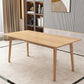 Luxury Rectangle Dining Table Solid Wood Dining Table with 4 Legs 78.7"L x 31.5"W x 29.5"H Without Chairs Clearhalo 'Dining Tables & Seating' 'Dining Tables' 'dining_table' 'furn' 'furn_dining_table' 'Furniture' 'Kitchen & Dining Furniture' 6633330