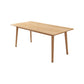 Luxury Rectangle Dining Table Solid Wood Dining Table with 4 Legs Clearhalo 'Dining Tables & Seating' 'Dining Tables' 'dining_table' 'furn' 'furn_dining_table' 'Furniture' 'Kitchen & Dining Furniture' 6633334