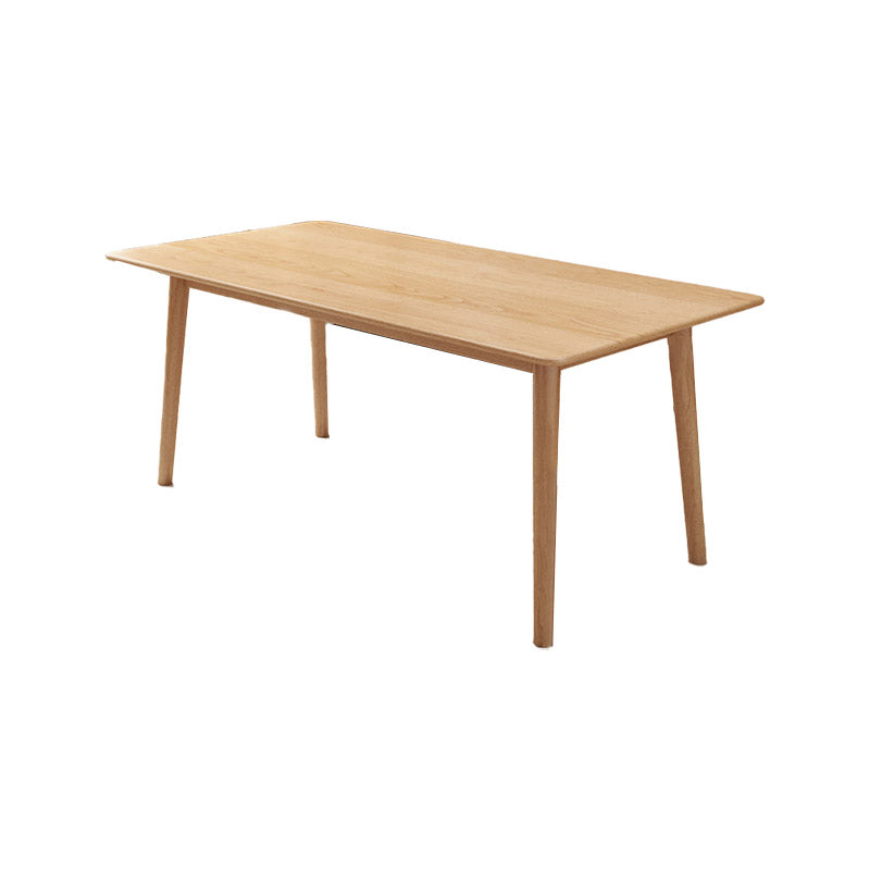 Luxury Rectangle Dining Table Solid Wood Dining Table with 4 Legs Clearhalo 'Dining Tables & Seating' 'Dining Tables' 'dining_table' 'furn' 'furn_dining_table' 'Furniture' 'Kitchen & Dining Furniture' 6633334