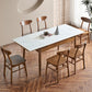 Modern Rectangle Dining Table Stone Top Extension Dining Table 51.2"L x 31.5"W x 29.5"H Without Chairs Clearhalo 'Dining Tables & Seating' 'Dining Tables' 'dining_table' 'furn' 'furn_dining_table' 'Furniture' 'Kitchen & Dining Furniture' 6633369