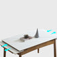 Modern Rectangle Dining Table Stone Top Extension Dining Table Clearhalo 'Dining Tables & Seating' 'Dining Tables' 'dining_table' 'furn' 'furn_dining_table' 'Furniture' 'Kitchen & Dining Furniture' 6633374