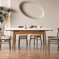 Modern Rectangle Dining Table Stone Top Extension Dining Table Clearhalo 'Dining Tables & Seating' 'Dining Tables' 'dining_table' 'furn' 'furn_dining_table' 'Furniture' 'Kitchen & Dining Furniture' 6633381