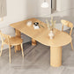 Pine Solid Wood Dining Table Modern Free Form Dining Table with Natural Finish Legs Clearhalo 'Dining Tables & Seating' 'Dining Tables' 'dining_table' 'furn' 'furn_dining_table' 'Furniture' 'Kitchen & Dining Furniture' 6633414