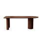 Modern Free Form Dining Table for Home Solid Wood Dinette Table Brown Without Chairs Clearhalo 'Dining Tables & Seating' 'Dining Tables' 'dining_table' 'furn' 'furn_dining_table' 'Furniture' 'Kitchen & Dining Furniture' 6633567