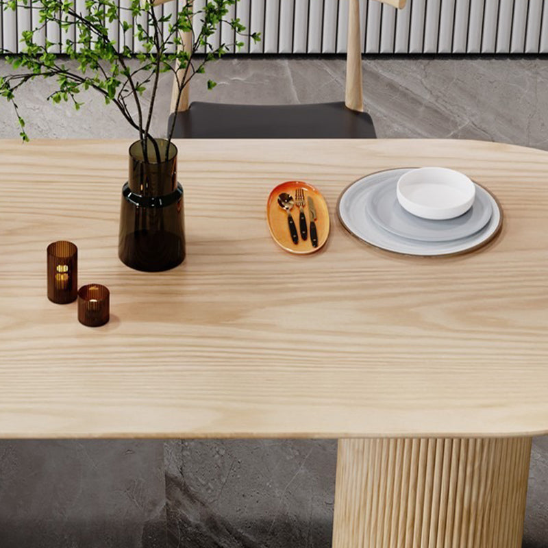 Modern Free Form Dining Table for Home Solid Wood Dinette Table Clearhalo 'Dining Tables & Seating' 'Dining Tables' 'dining_table' 'furn' 'furn_dining_table' 'Furniture' 'Kitchen & Dining Furniture' 6633573