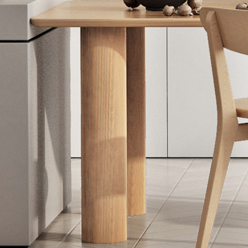 Modern Free Form Dining Table for Home Solid Wood Dinette Table Clearhalo 'Dining Tables & Seating' 'Dining Tables' 'dining_table' 'furn' 'furn_dining_table' 'Furniture' 'Kitchen & Dining Furniture' 6633575