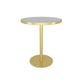 Modern Faux Marble Dining Table White Dinette Table for Home White-Gold Without Chairs Clearhalo 'Dining Tables & Seating' 'Dining Tables' 'dining_table' 'furn' 'furn_dining_table' 'Furniture' 'Kitchen & Dining Furniture' 6633643