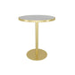 Modern Faux Marble Dining Table White Dinette Table for Home Clearhalo 'Dining Tables & Seating' 'Dining Tables' 'dining_table' 'furn' 'furn_dining_table' 'Furniture' 'Kitchen & Dining Furniture' 6633646