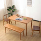 Industrial 4 Legs Dining Table Pine Wood Table for Dining Room Clearhalo 'Dining Tables & Seating' 'Dining Tables' 'dining_table' 'furn' 'furn_dining_table' 'Furniture' 'Kitchen & Dining Furniture' 6633682