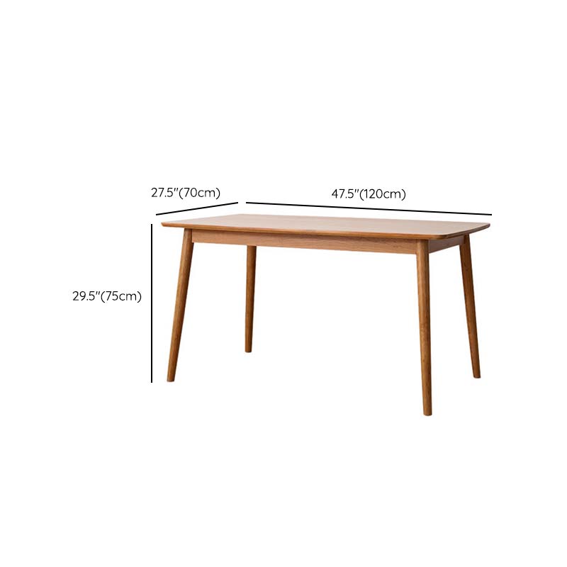 Industrial 4 Legs Dining Table Pine Wood Table for Dining Room Clearhalo 'Dining Tables & Seating' 'Dining Tables' 'dining_table' 'furn' 'furn_dining_table' 'Furniture' 'Kitchen & Dining Furniture' 6633685