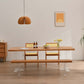 Industrial Double Pedestal Dining Table Pine Wood Table for Dining Room 78.7"L x 31.5"W x 29.5"H Without Chairs Clearhalo 'Dining Tables & Seating' 'Dining Tables' 'dining_table' 'furn' 'furn_dining_table' 'Furniture' 'Kitchen & Dining Furniture' 6633690