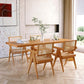 Industrial Double Pedestal Dining Table Pine Wood Table for Dining Room 63"L x 27.6"W x 29.5"H Without Chairs Clearhalo 'Dining Tables & Seating' 'Dining Tables' 'dining_table' 'furn' 'furn_dining_table' 'Furniture' 'Kitchen & Dining Furniture' 6633691