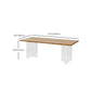 Industrial Double Pedestal Dining Table Pine Wood Table for Dining Room Clearhalo 'Dining Tables & Seating' 'Dining Tables' 'dining_table' 'furn' 'furn_dining_table' 'Furniture' 'Kitchen & Dining Furniture' 6633704