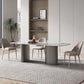 Modern Sintered Stone Dining Table Rectangle Table with Metal Legs for Home Use 70.9"L x 35.4"W x 29.5"H Without Chairs Clearhalo 'Dining Tables & Seating' 'Dining Tables' 'dining_table' 'furn' 'furn_dining_table' 'Furniture' 'Kitchen & Dining Furniture' 6633709