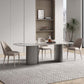 Modern Sintered Stone Dining Table Rectangle Table with Metal Legs for Home Use Clearhalo 'Dining Tables & Seating' 'Dining Tables' 'dining_table' 'furn' 'furn_dining_table' 'Furniture' 'Kitchen & Dining Furniture' 6633715