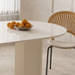 Modern Stone Dining Table with 4 Legs Dining Table for Dining Room Clearhalo 'Dining Tables & Seating' 'Dining Tables' 'dining_table' 'furn' 'furn_dining_table' 'Furniture' 'Kitchen & Dining Furniture' 6633791