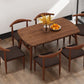 Nordic Style Dining Table Rectangle Dining Table for Home Use Clearhalo 'Dining Tables & Seating' 'Dining Tables' 'dining_table' 'furn' 'furn_dining_table' 'Furniture' 'Kitchen & Dining Furniture' 6633837