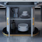 Modern Stone Dining Table with Storage Table for Dining Room