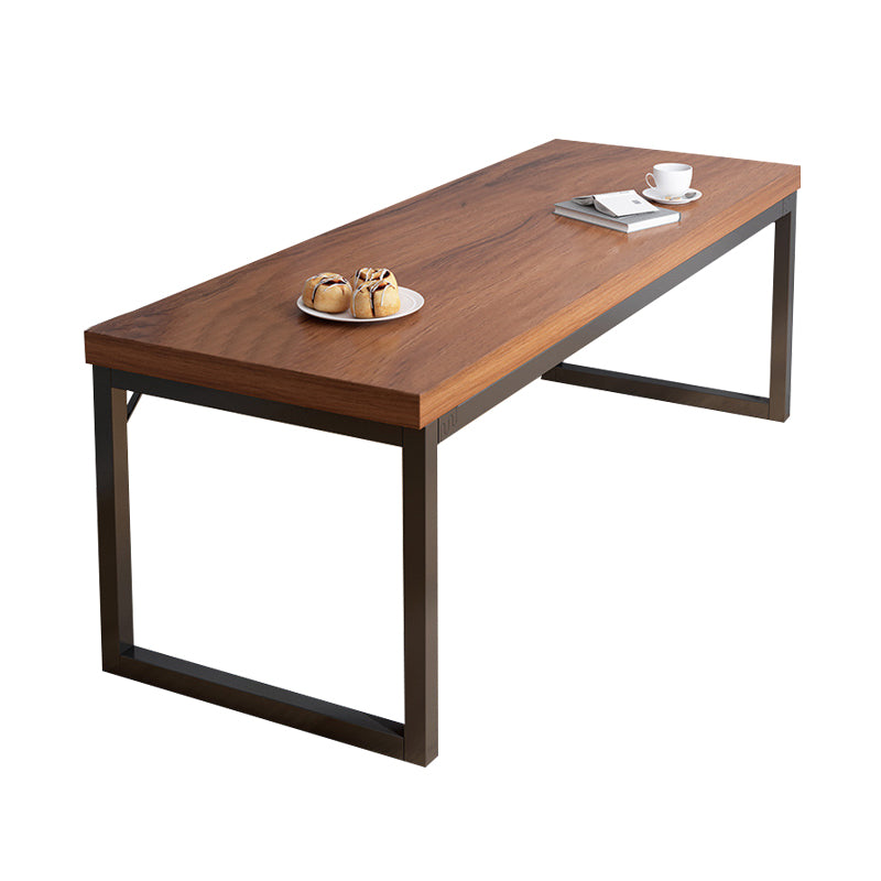 Houten eettafel in industriële stijl Eettafel rechthoekig voor thuis