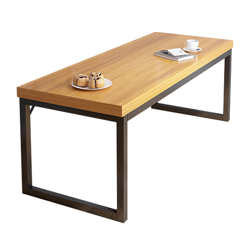 Houten eettafel in industriële stijl Eettafel rechthoekig voor thuis