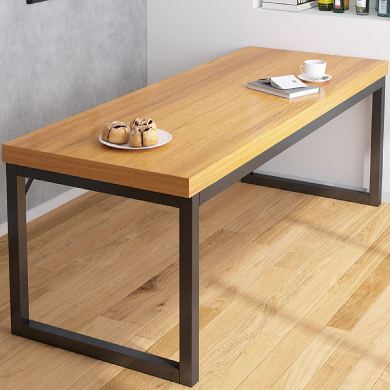 Houten eettafel in industriële stijl Eettafel rechthoekig voor thuis