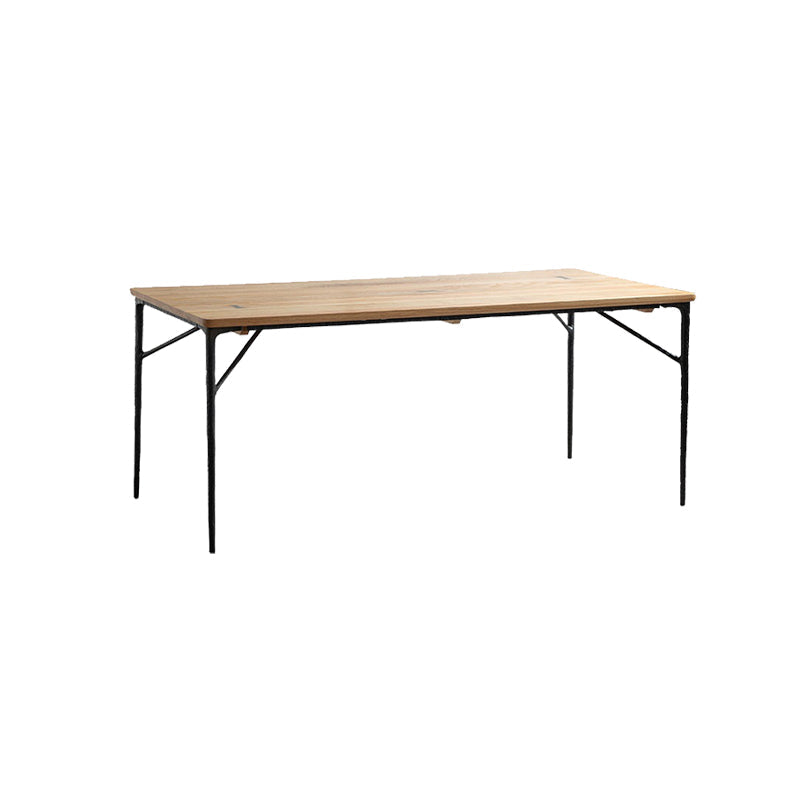 Modern Wood Rectangle Dining Table with 4 Legs Table for Dining Room 47.2"L x 31.5"W x 29.5"H Without Chairs Clearhalo 'Dining Tables & Seating' 'Dining Tables' 'dining_table' 'furn' 'furn_dining_table' 'Furniture' 'Kitchen & Dining Furniture' 6633871