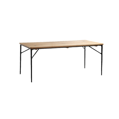 Modern Wood Rectangle Dining Table with 4 Legs Table for Dining Room 47.2"L x 31.5"W x 29.5"H Without Chairs Clearhalo 'Dining Tables & Seating' 'Dining Tables' 'dining_table' 'furn' 'furn_dining_table' 'Furniture' 'Kitchen & Dining Furniture' 6633871