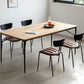Modern Wood Rectangle Dining Table with 4 Legs Table for Dining Room Clearhalo 'Dining Tables & Seating' 'Dining Tables' 'dining_table' 'furn' 'furn_dining_table' 'Furniture' 'Kitchen & Dining Furniture' 6633880