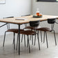 Modern Wood Rectangle Dining Table with 4 Legs Table for Dining Room Clearhalo 'Dining Tables & Seating' 'Dining Tables' 'dining_table' 'furn' 'furn_dining_table' 'Furniture' 'Kitchen & Dining Furniture' 6633883